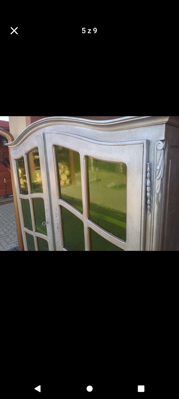Komoda Witryna Biblioteczka Stylowa Ludwikowska