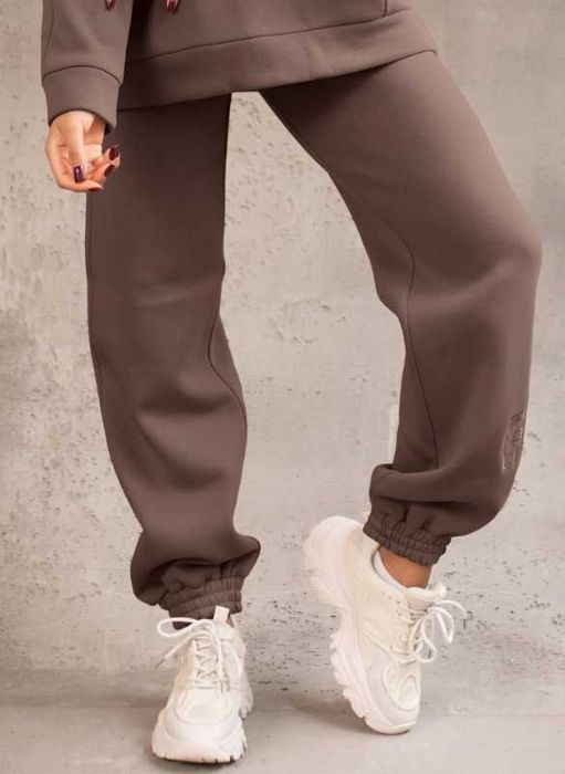 Жіночий зимовий костюм оверсайз на флісі: худі + джогери Tanali