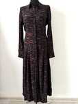 & Other Stories koszulowa sukienka maxi Tiger print