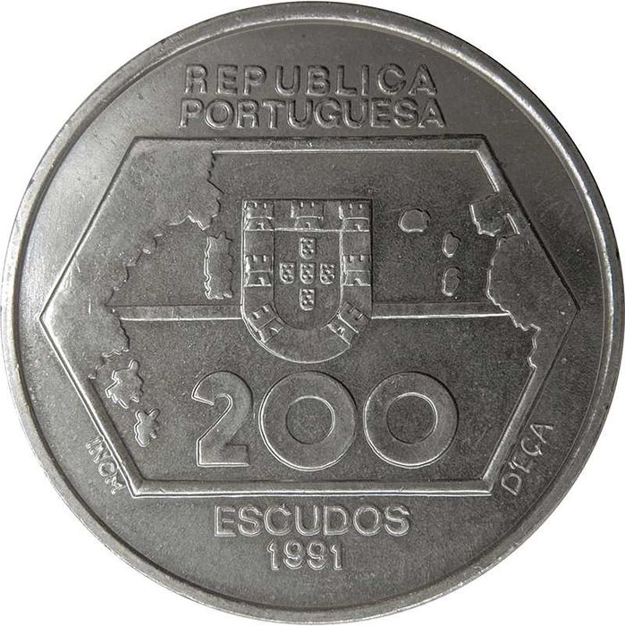 Navegações para Ocidente - - - 200$00 - 1991 - - - - - Moeda