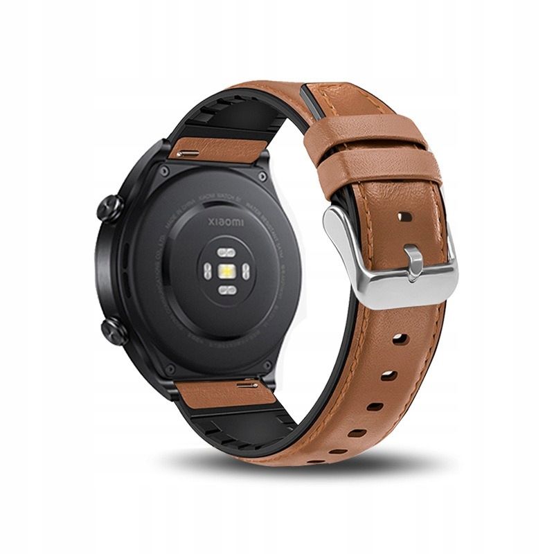 Pasek Skórzany Do Zegarka Smartwatcha Uniwersalny 22mm + Teleskopy