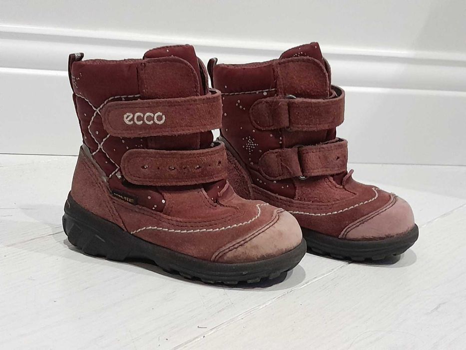 Дитячі чоботи зимние сапоги ботінки ботинки теплі ECCO, розмір 22