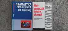 Książki do nauki francuskiego, gramatyka, podręcznik tekstów pi