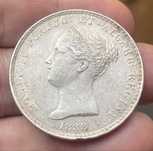 Moeda 1000 Reis D MARIA II - 1838