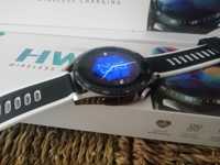 HW3 Pro Smartwatch com chamadas (Novo) Preto e branco