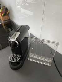 Nespresso CitiZ Czarny D113 + Pojemnik na kapsułki VIEW Versilo