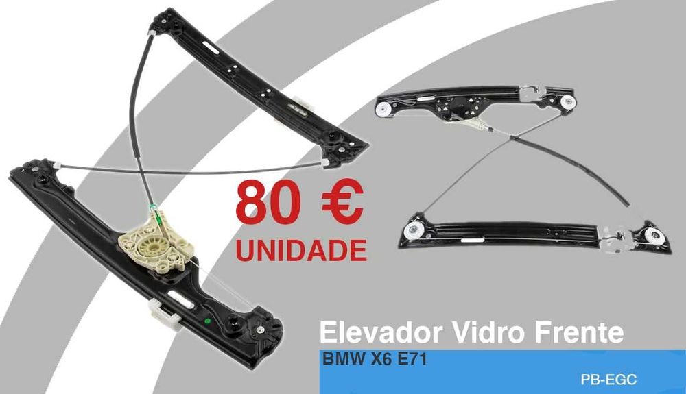 Elevador Frente NOVO S/Motor P/BMW X6 E71