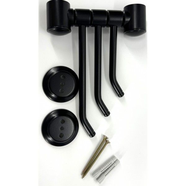 Wieszak potrójny ANDEX Classic 010NG czarny