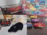 Zestaw 3 zabawki Disney 12 resoraki 1x Sterowane auto 1x Sterowana mys