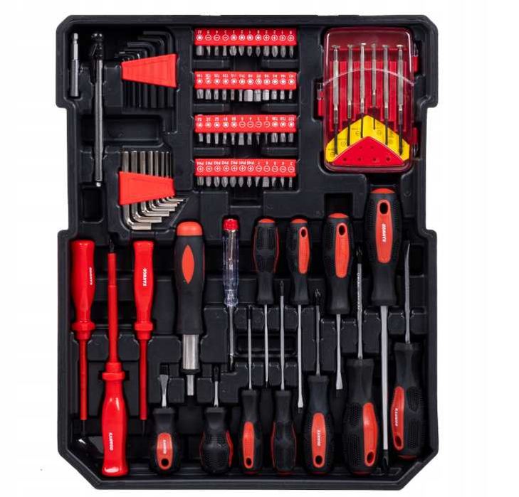 Zestaw Narzędzi • Kluczy • 1000 El • Walizka Narzędziowa •