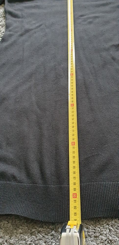 Sukienka h&m L dzianina sweter mała czarna