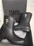 NOWE kqlosze KARL LAGERFELD czarne 40 iconic midi boot a357