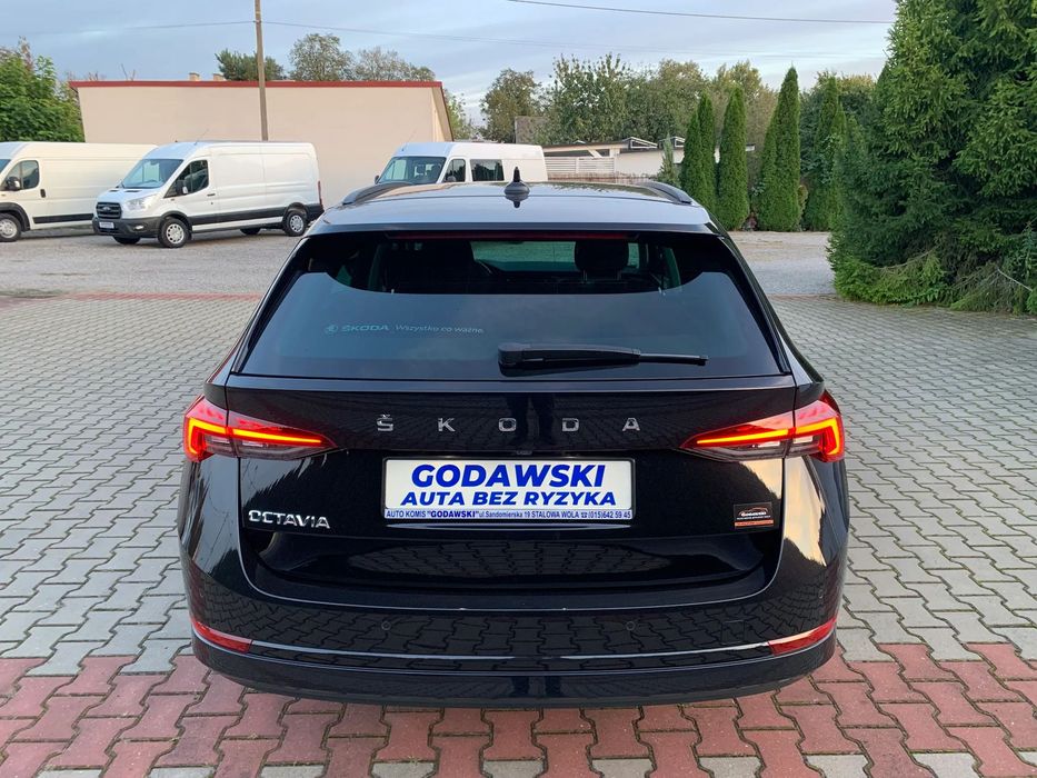 Skoda Octavia Autom. Smart Full LED Salon PL I wł. Bezwyp Oryg Lakier Gwar F.vat 23%
