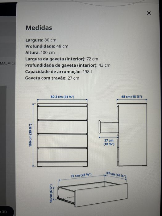 Vendo Cómoda Branca