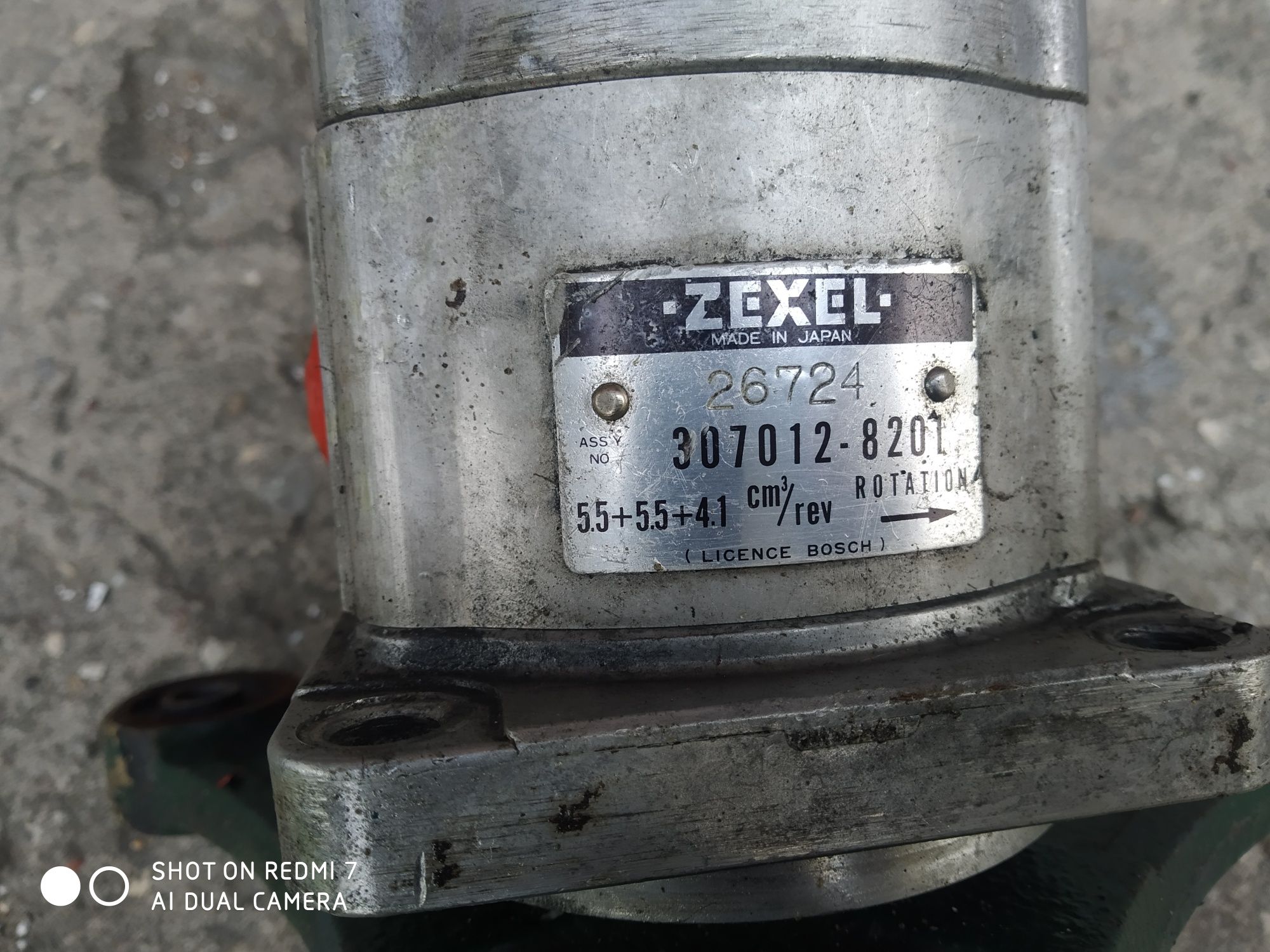Pompa hydrauliczna Kubota KX 41 CK 15 D1105
