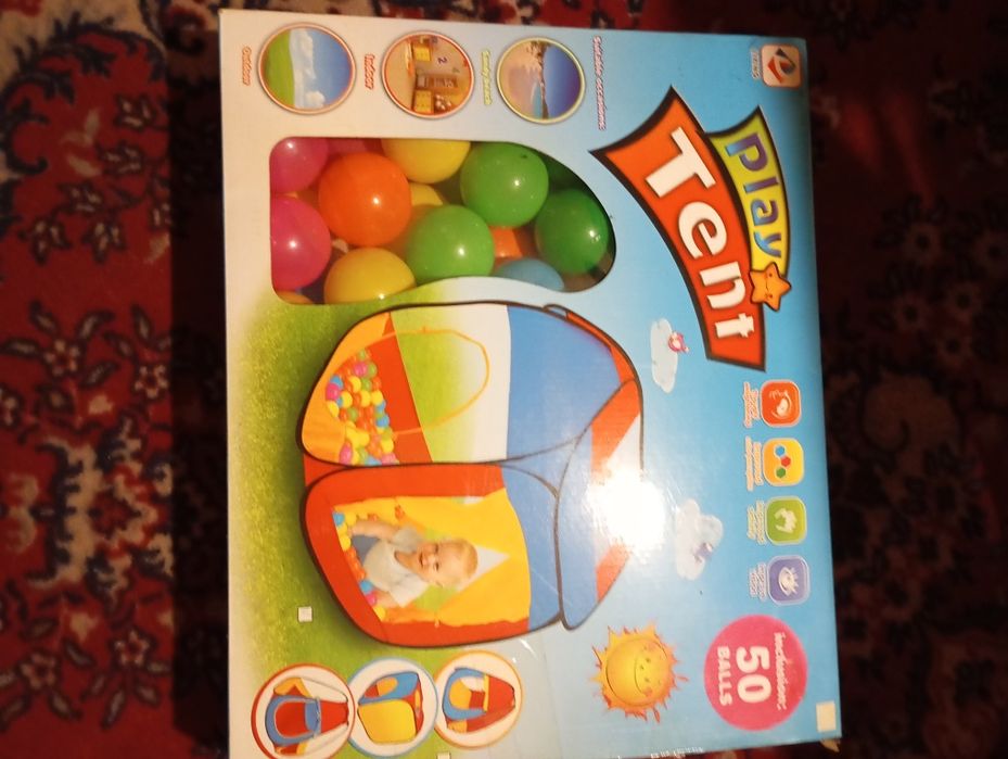 Namiot z piłeczkami