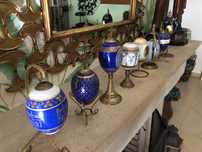 Coleção de ovos de porcelana (técnica fabergé) de inspiração católica
