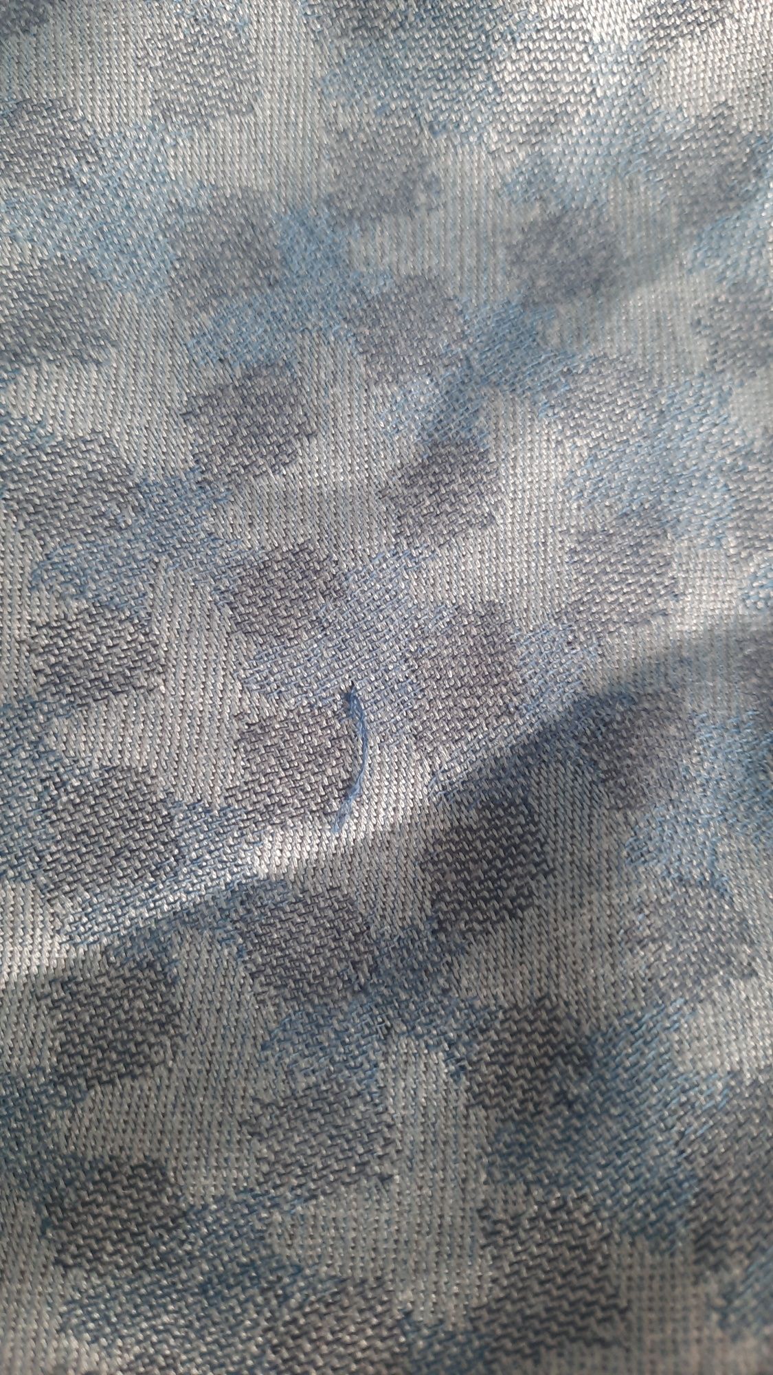 Twinset duża niebieska chusta motylki