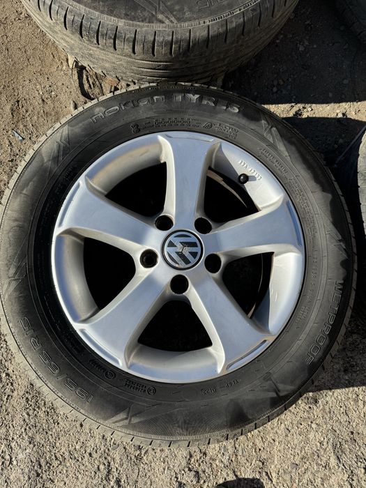 Alufelgi 5x112 VW opony NOKIAN letnie 15 Golf Plus Ronal Passat V IV