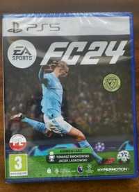 Gra fifa 24 ps5 płyta blu ray nowa wersja pudełkowa folia polska wersj