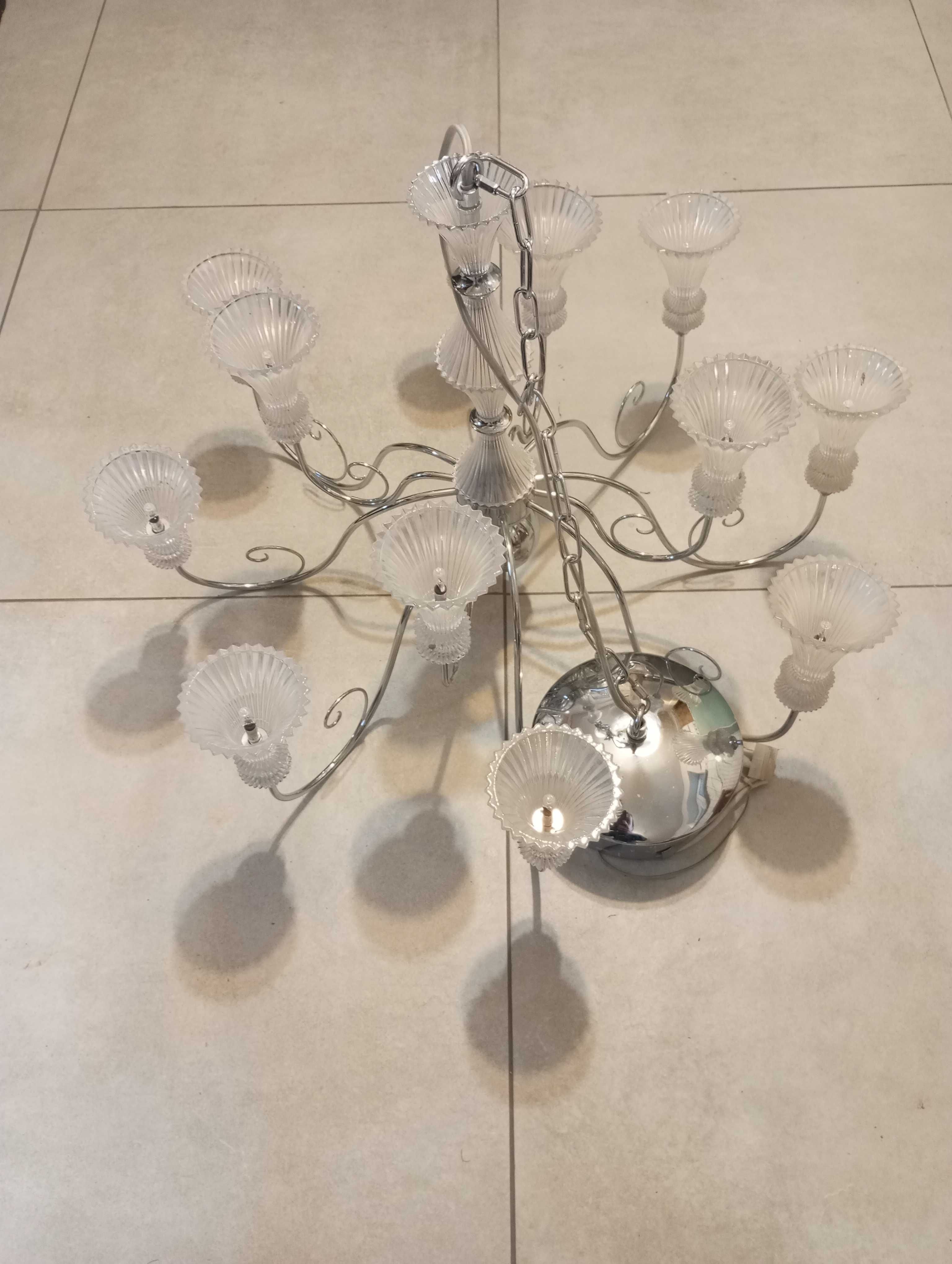 Lampa,sufitowa wisząca żyrandol pająk