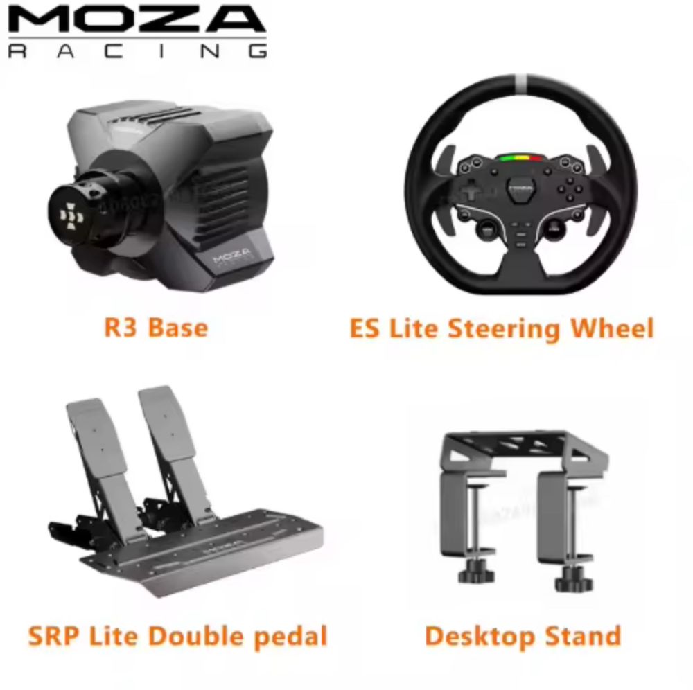 Руль Moza r3 PC bundle в наявності