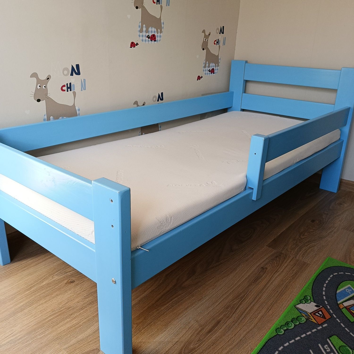Łóżko dziecięce 70x160 z drewna