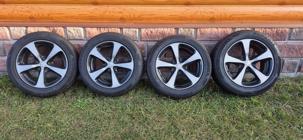 Титани 5×114.3 R17 et45 шини 225/55/r17 зима  колеса титани borbet