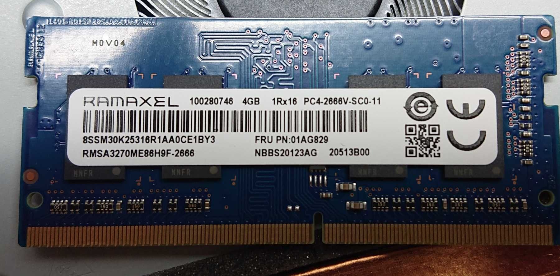 SODIMM 4Gb DDR4-2666 Ramaxel RMSA3270ME86H9F-2666