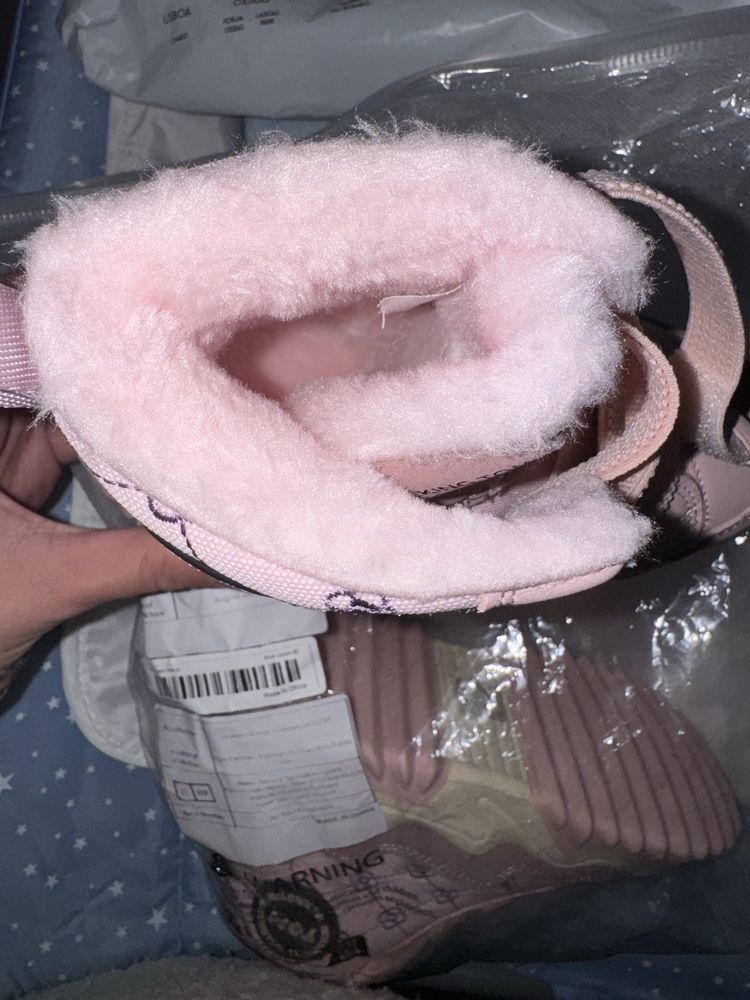 Botas menina com pelo