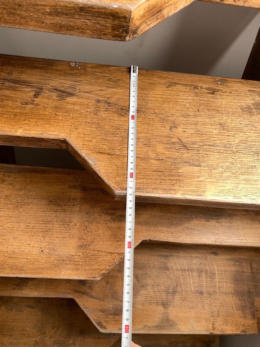 Дубові Деревʼяні сходи + косоури + майданчик