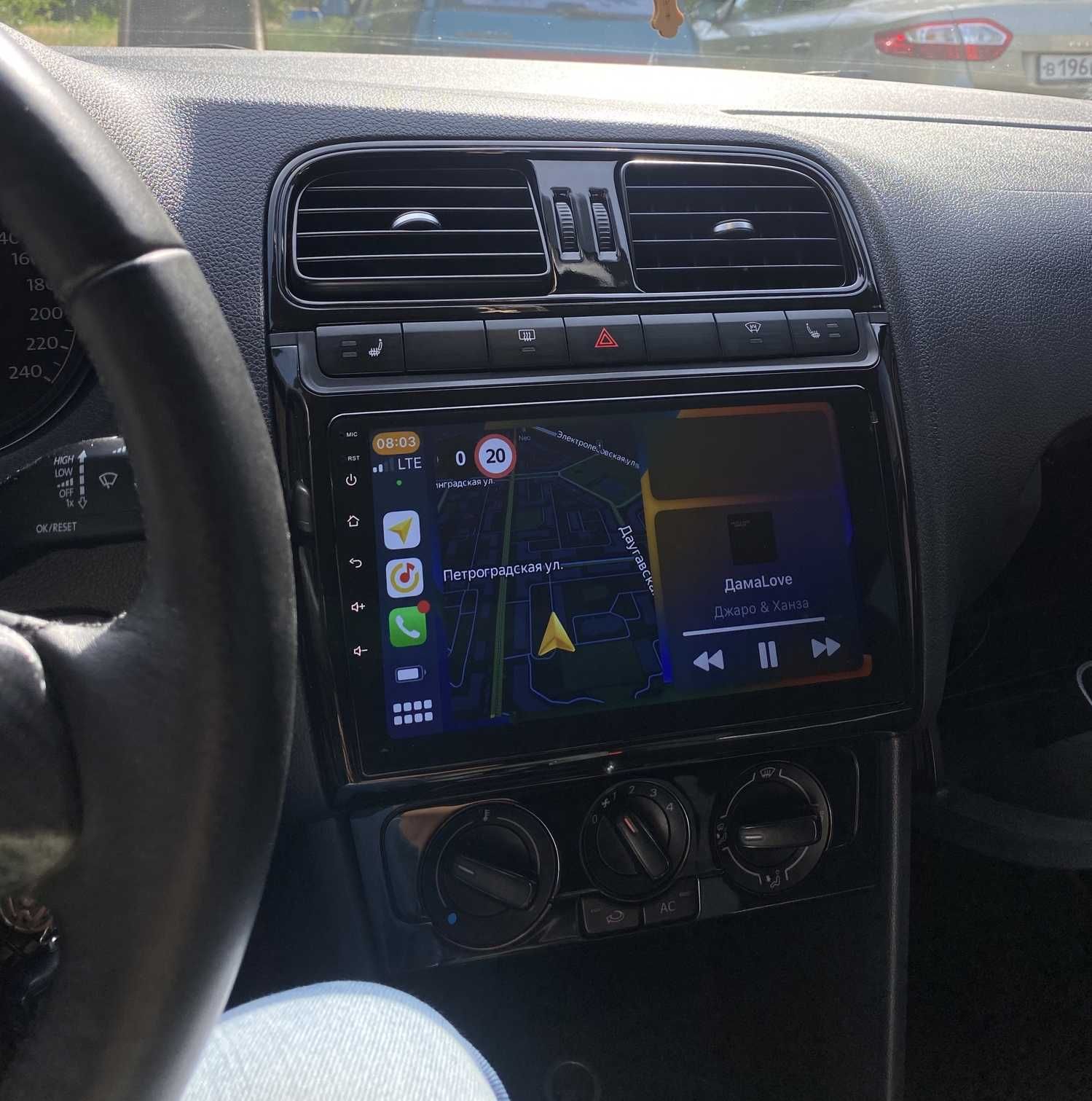 (NOVO) Rádio 2DIN • Volkswagen POLO MK5 • [4+32GB] • Android GPS
