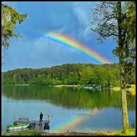 Nowy dom 8-9 os. Mazury w sercu puszczy Piskiej.łódka jezioro