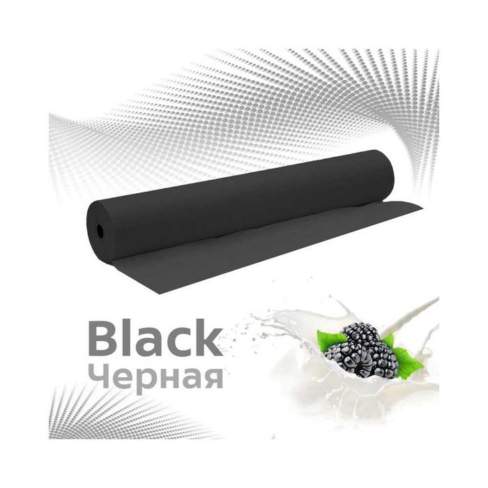 Одноразове простирадло Sanorma 0.80х100м (20 г/м2) спанбонд чорний