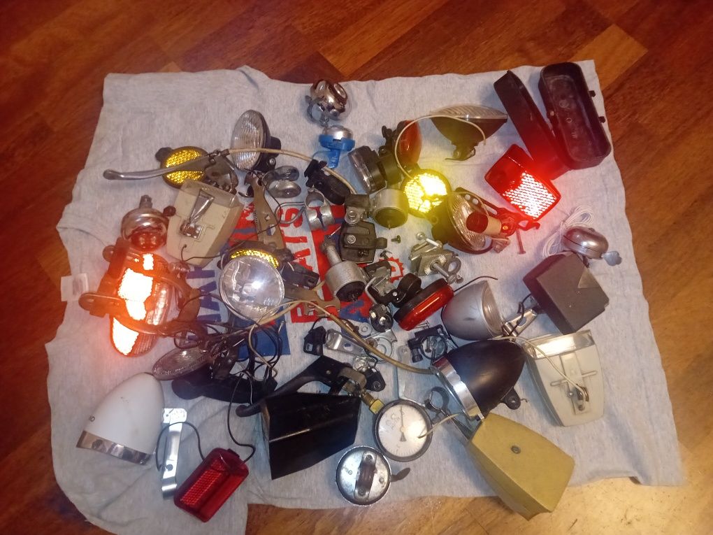 Dynama , lampy , dzwonki