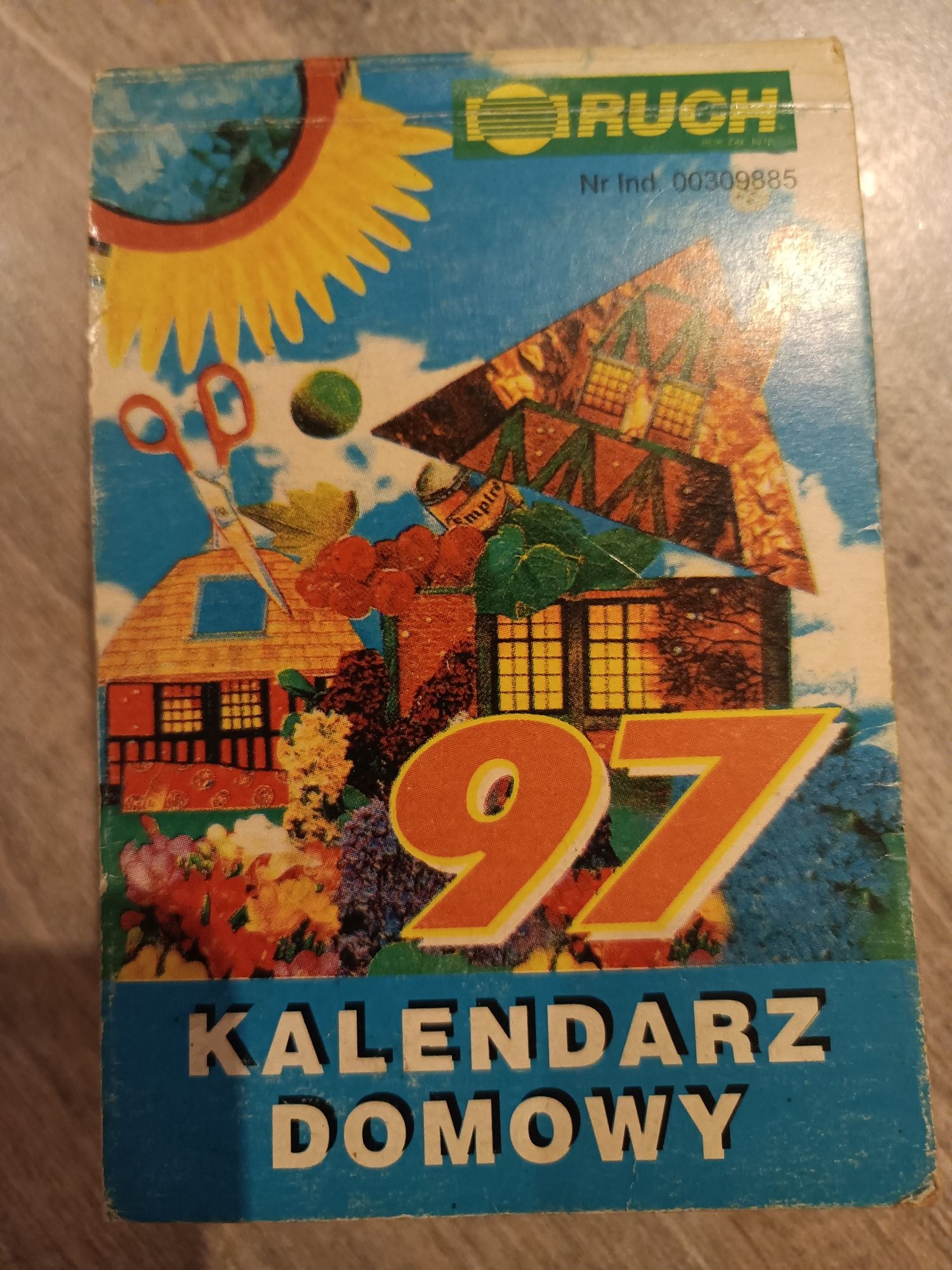 Kartka z kalendarza metryczka 1997