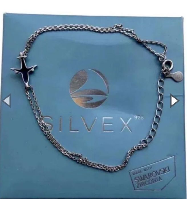 Black friday браслет щасливий літачок 925 проба