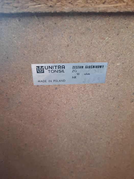 Wieża DIORA z głośnikami UNITRA Tonsil