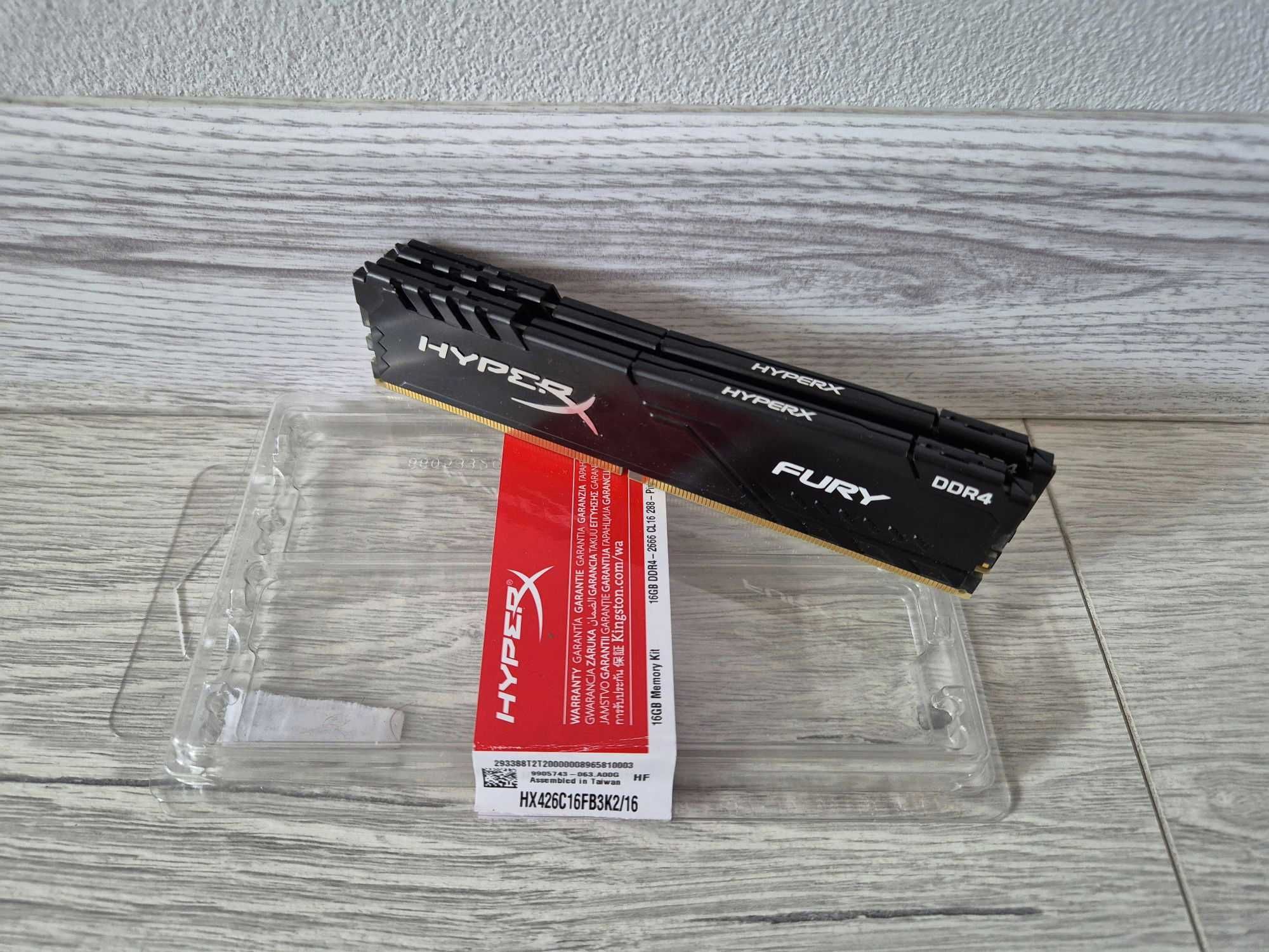 пам'ять DDR4 16GB Kit (2x8) 2666MHz HyperX Fury. Trade-in