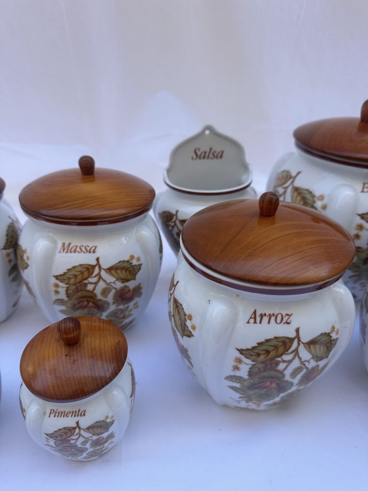 Conjunto 11x Potes Porcelana BELVER