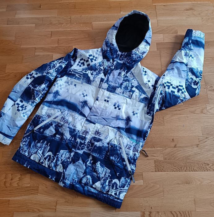 Kurtka Burton The Wbite Collection Dryride Snowboardowa Zimowa XL