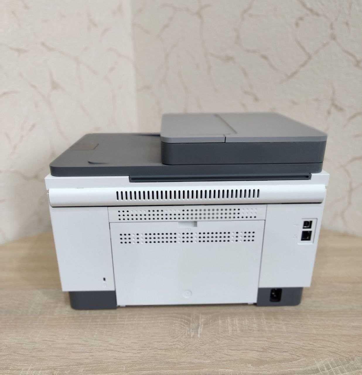 Лазерный сетевой с дуплексом и ADF МФУ HP LaserJet MFP M236 sdn+кабели