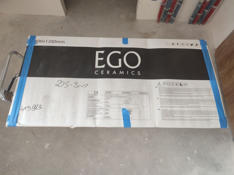 1 Sztuka Gres szkliwiony Unique Black 60x120 Egen Płytka Leroy Kuchnia