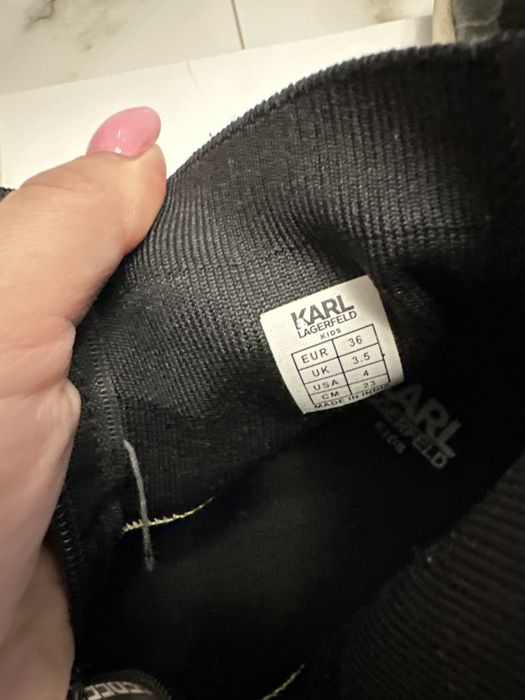 Buty zimowe, Kozaki KARL LAGERFELD roz. 36