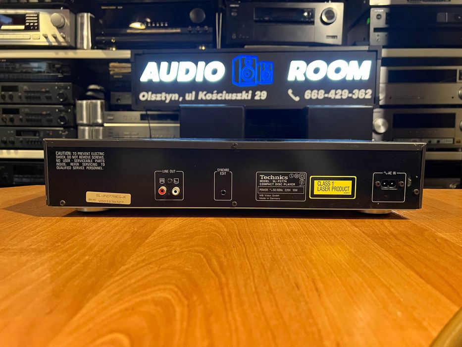 Technics SL-P277A Odtwarzacz płyt CD, Audio Room