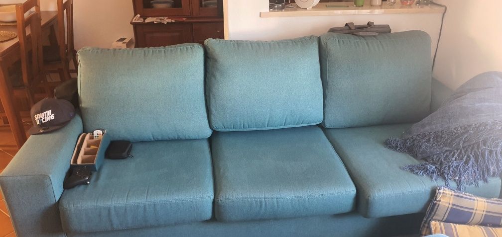 Sofá chaise long 8&80 2.40m azul