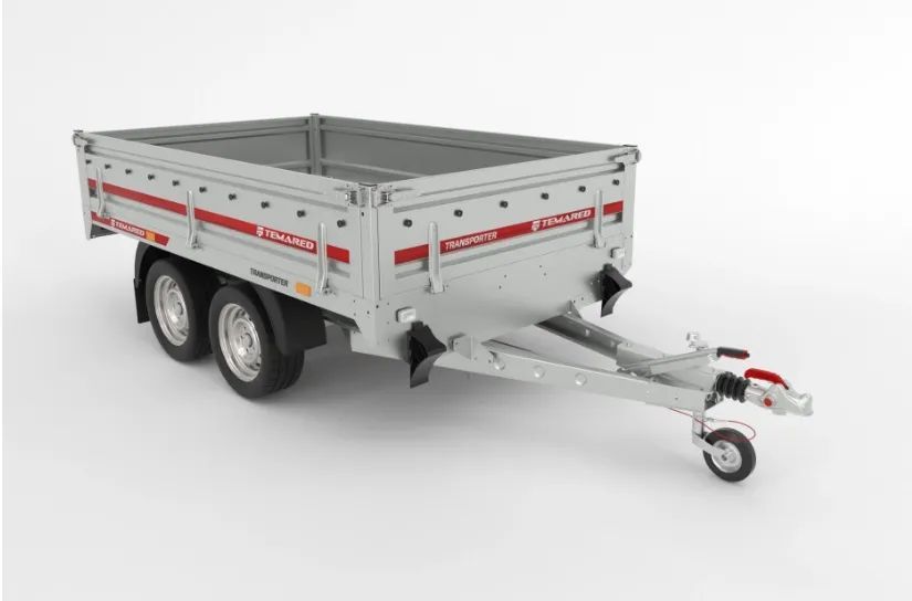 TEMARED TRANSPORTER 2515/2C DMC 2000KG burty dmontowalne przyczepa platforma uniwersalna  Transporter 2515/2 burty demontowalne , zdejmowane, koła pod spodem