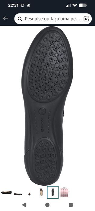 Geox D Charlene, Sapatilhas mulher, Preto