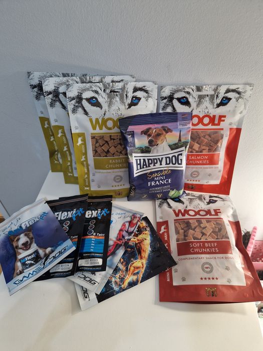 Sprzedam przysmaki 5szt +gratisy