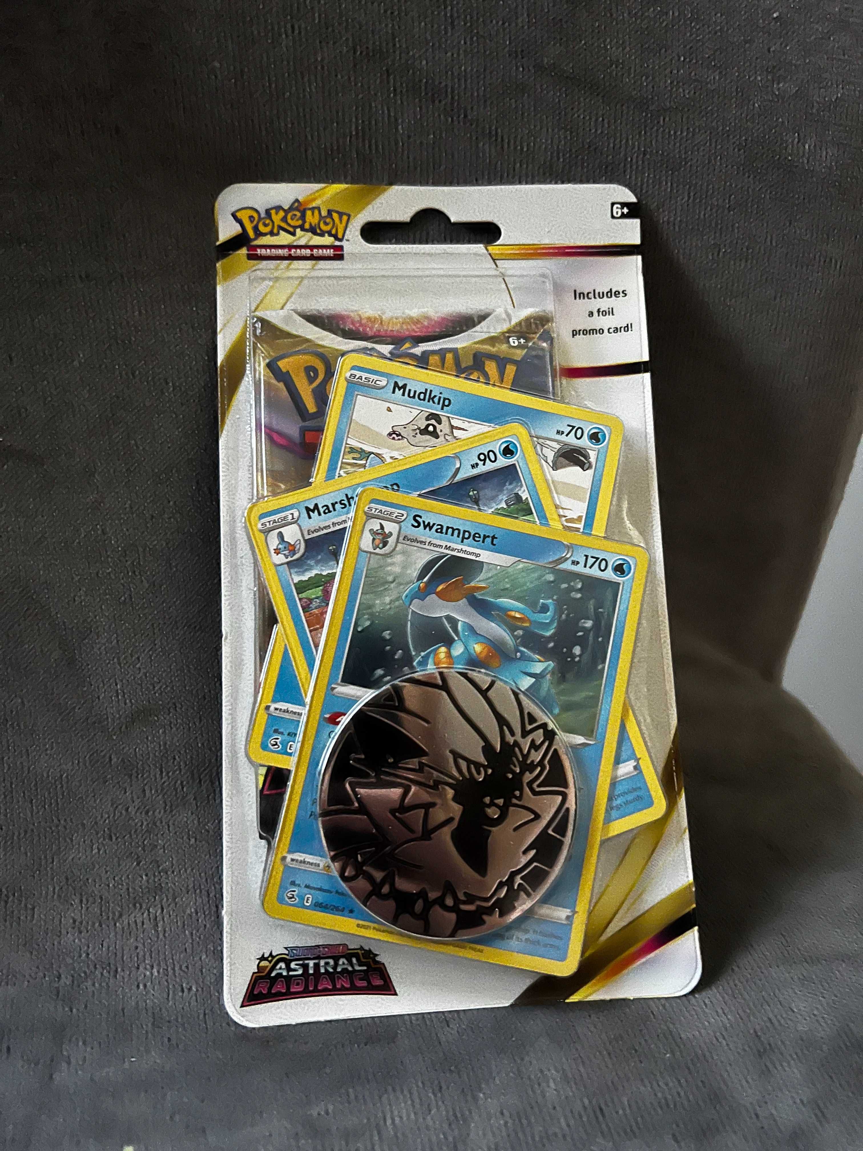 Pokemon TCG Astral Radiance Premium Checklane Blister Swampert oryg.
